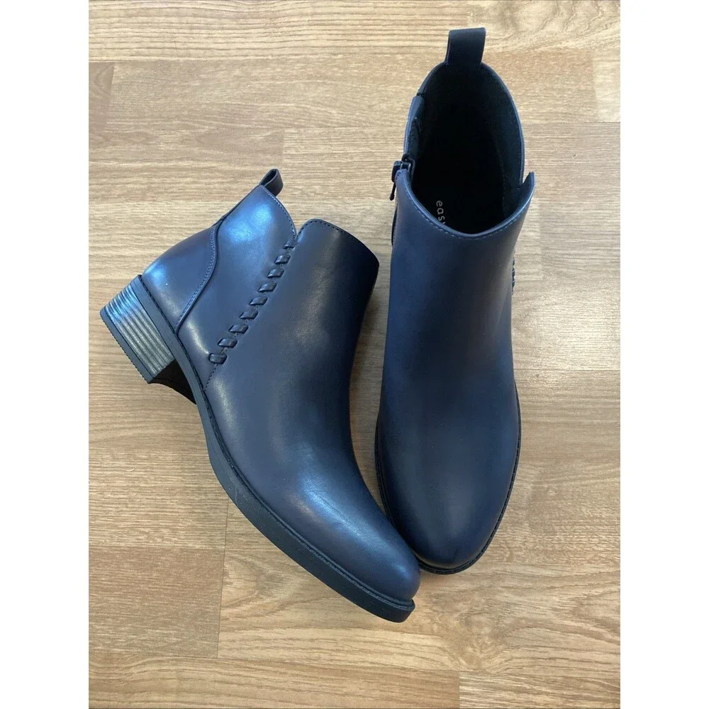 New Easy Spirit Womens Lorand Bootie Navy Size 10M NIB - Picture 9 of 16